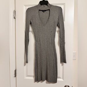 Long sleeve over the knee dress